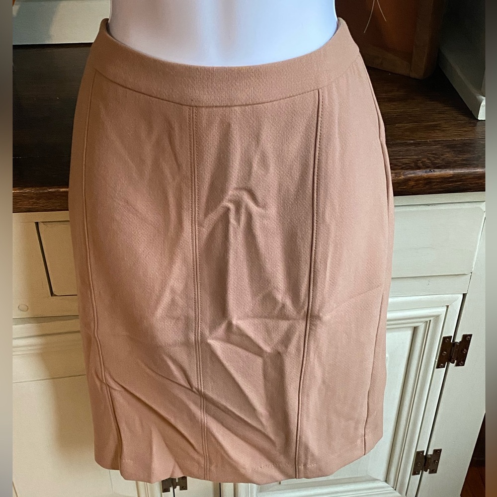 Halogen Tan Pencil Skirt